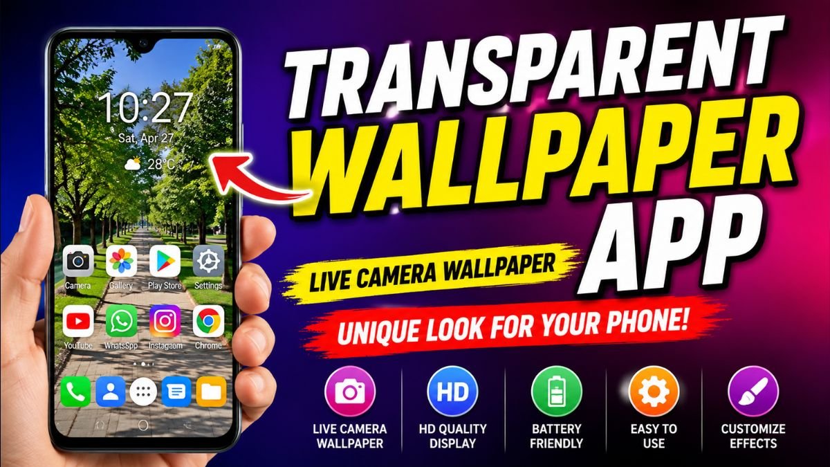 Best Transparent Wallpaper App for Android 2026 | Live Camera Wallpaper