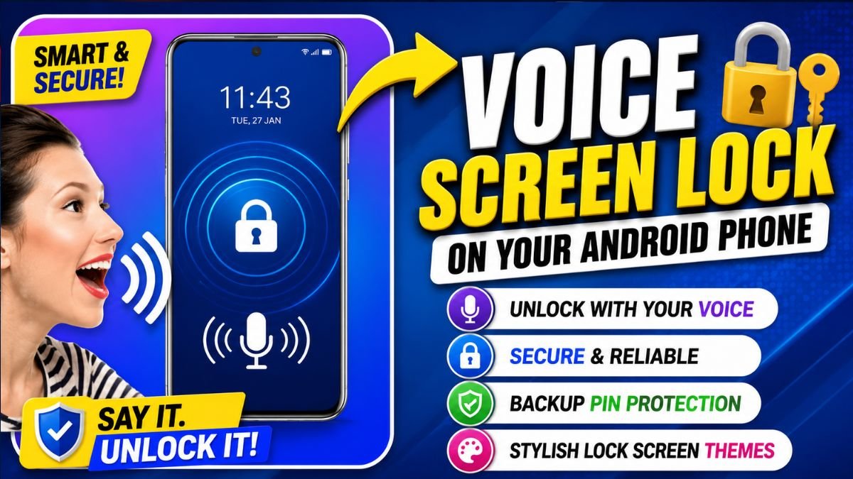 Voice Screen Lock App for Android (2026) – Smart Voice Unlock Guide